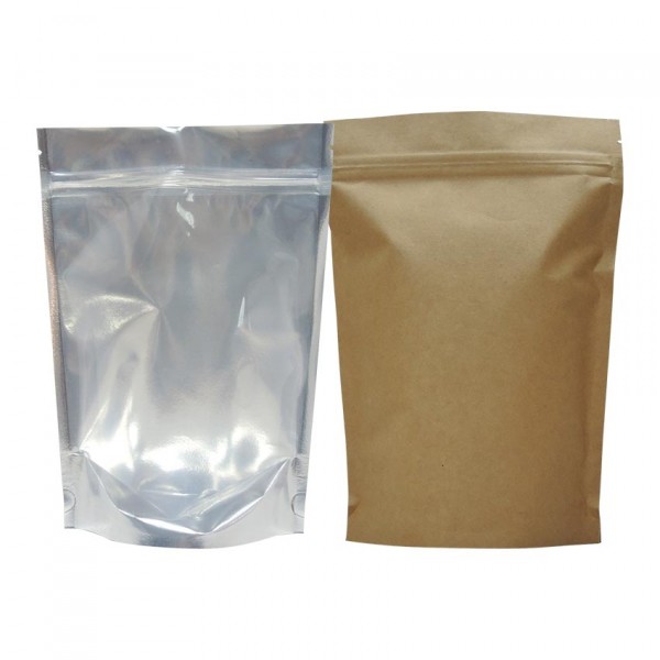 250g kraft clear coffee bag