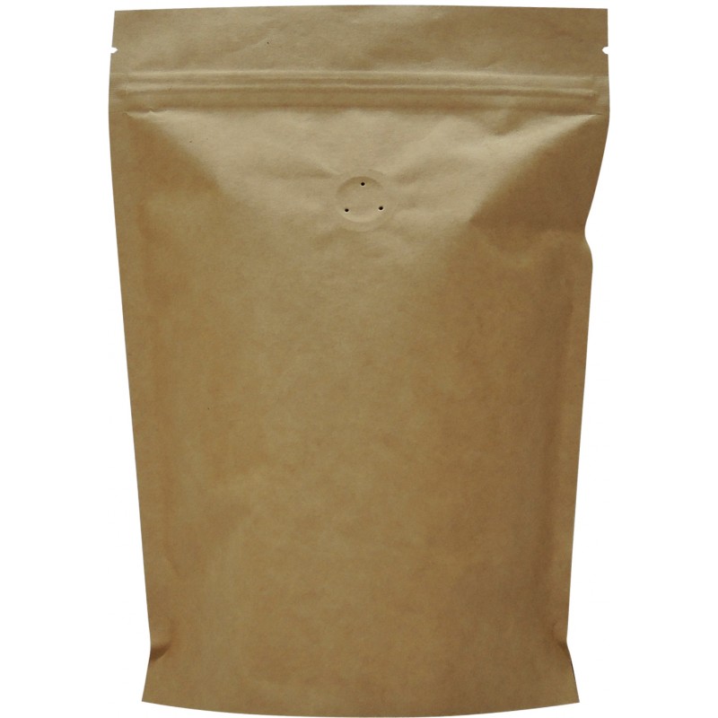 250g kraft coffee bag with seal